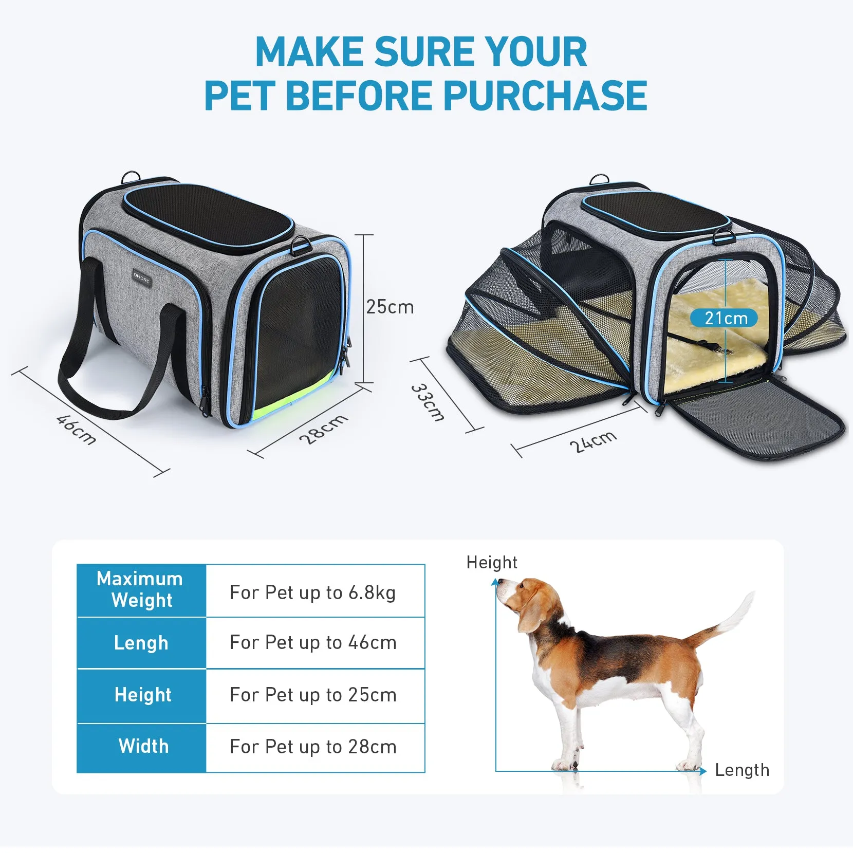 069A Pet Carrier Airline Approved