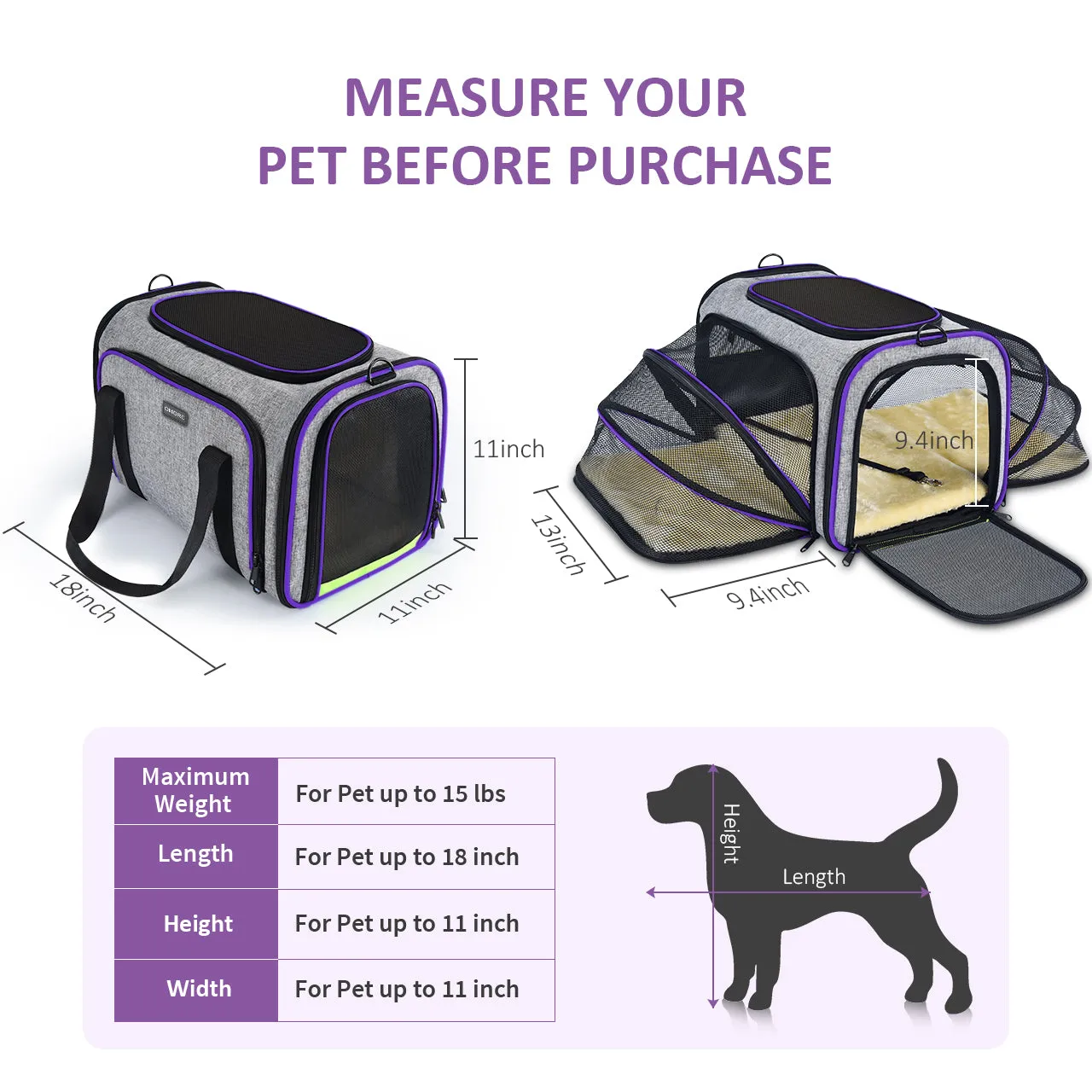 069A Pet Carrier Airline Approved