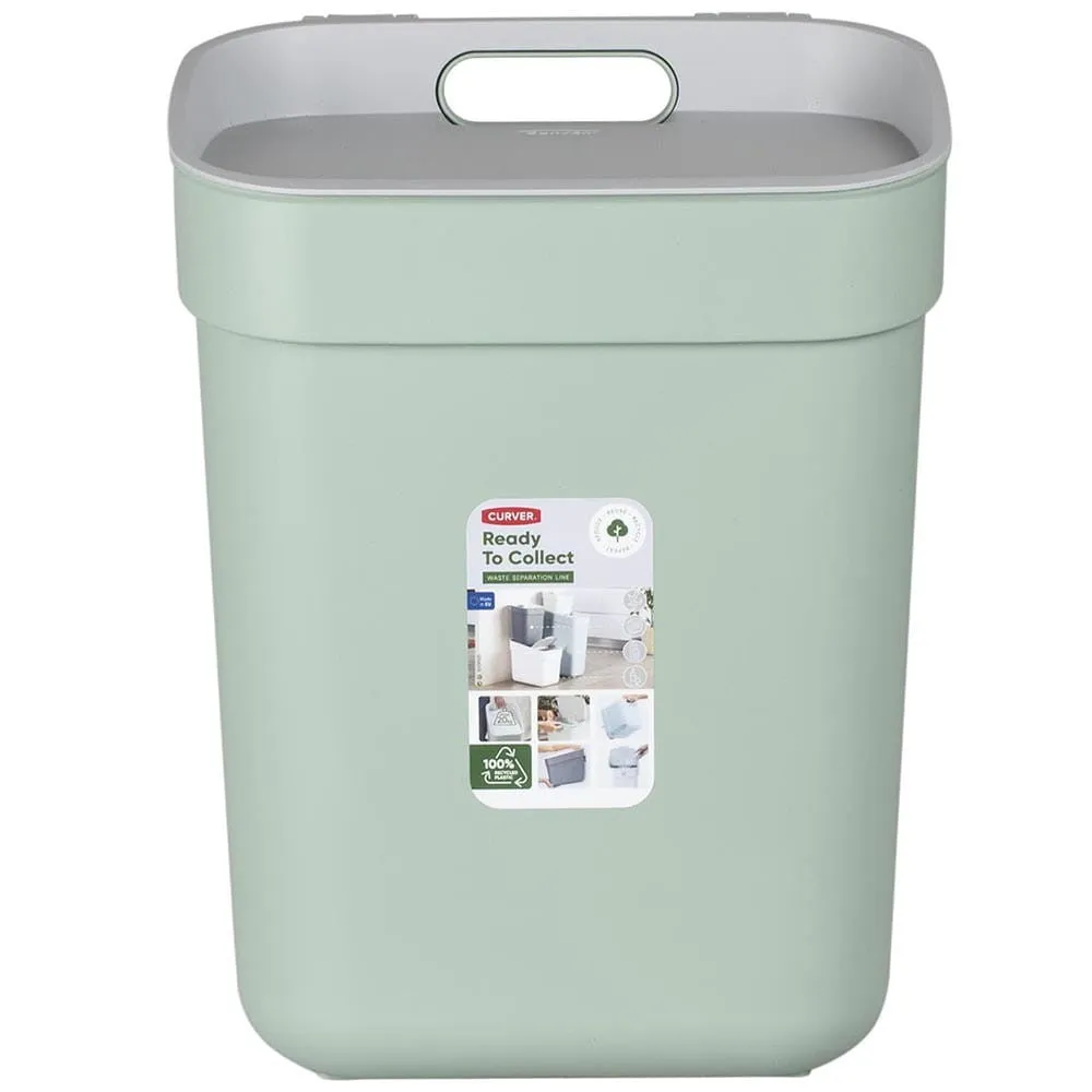 10L Ready to Collect Waste Separation Bin - Green