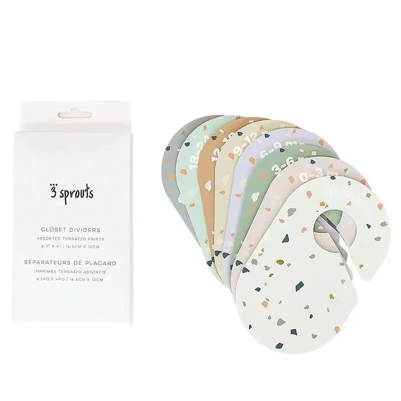 3 Sprouts - 8Pk Baby Closet Dividers