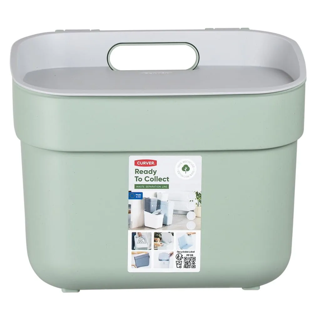 5L Ready to Collect Waste Separation Bin - Green