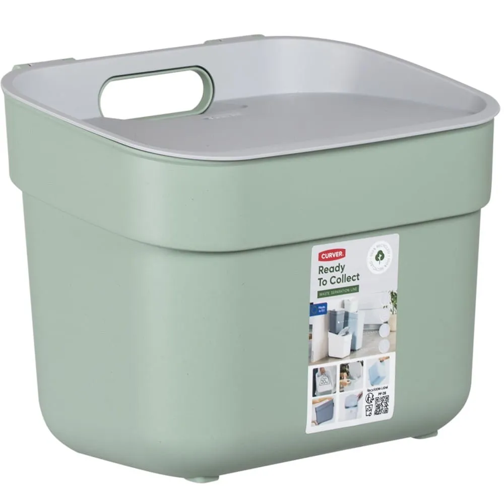 5L Ready to Collect Waste Separation Bin - Green