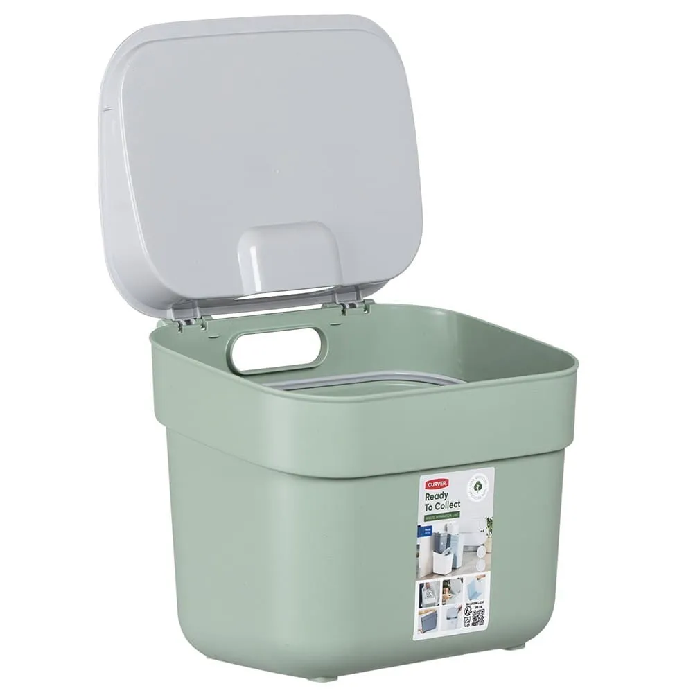 5L Ready to Collect Waste Separation Bin - Green