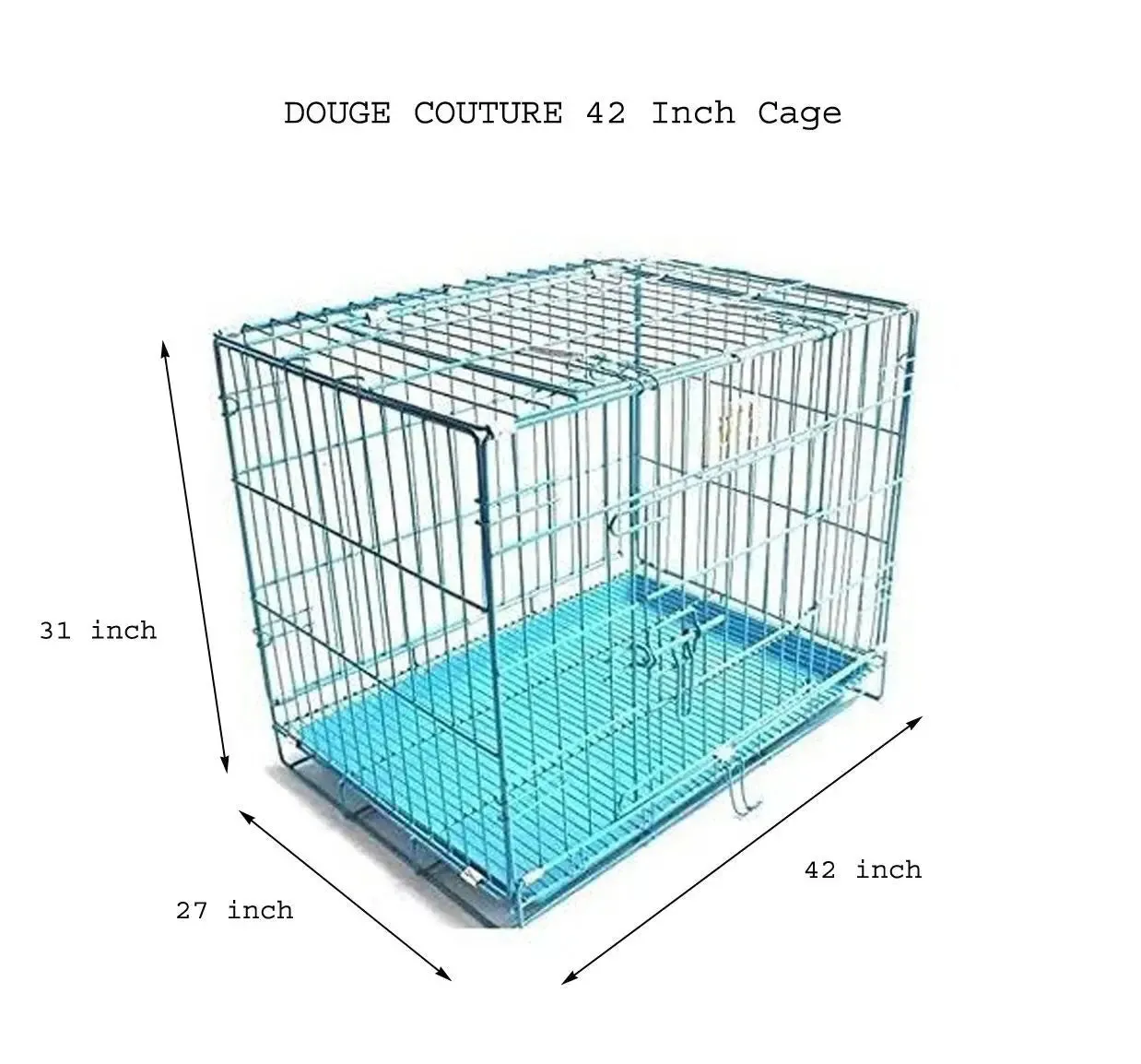 Adidog Dog Cage  Imported 42 Inch Giant With Removable Tray 5 no.