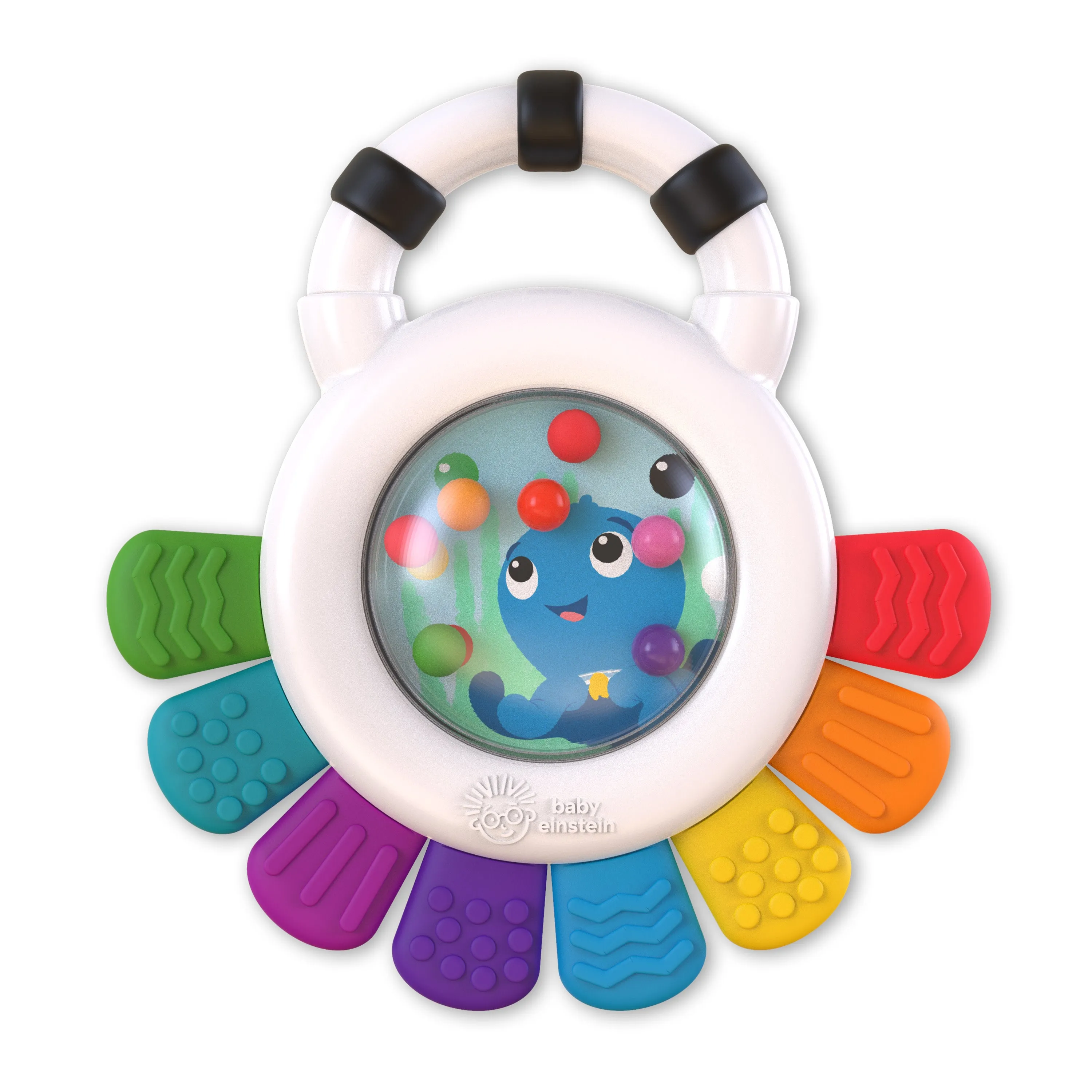 Baby Einstein Outstanding Opus the Octopus Rattle & Teether Sensory Toy