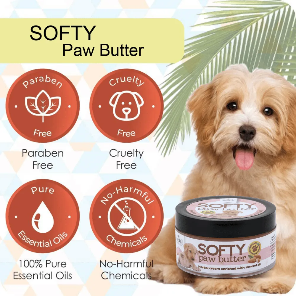 Basil Almond Softy Paw Butter for Dogs