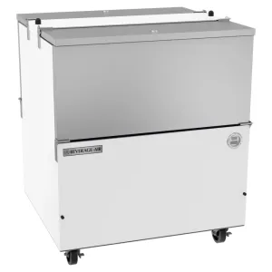 Beverage-Air ST34HC-W 34" Two Sided Cold Wall Milk Cooler White