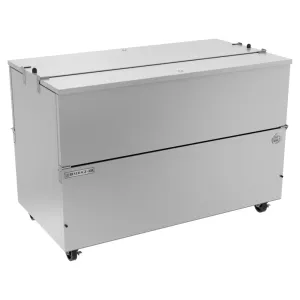 Beverage-Air ST58HC-S 58" Stainless Steel Two Sided Cold Wall Milk Cooler