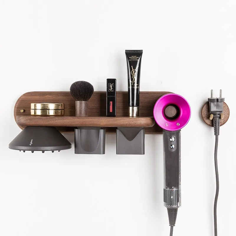 Blow-Out Station Walnut Organizer Rack