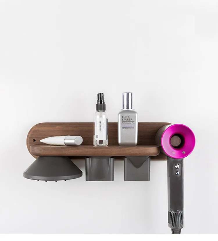 Blow-Out Station Walnut Organizer Rack