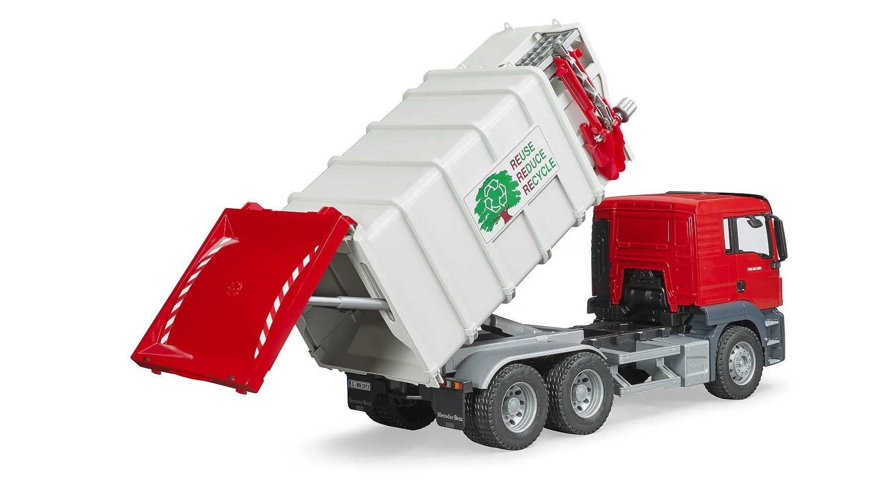 Bruder MAN TGS Side Loading Garbage Truck 4yrs 