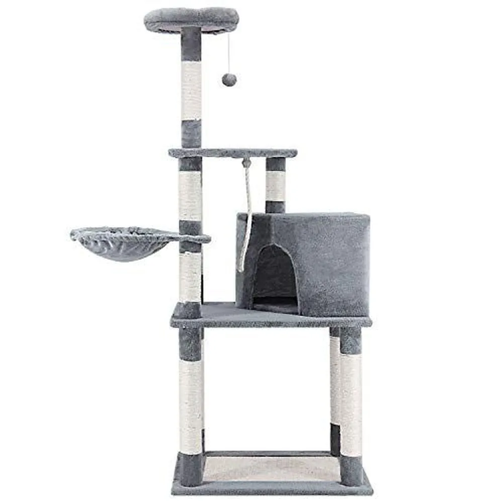 Cat Tree Condo with Scratching Post Platform