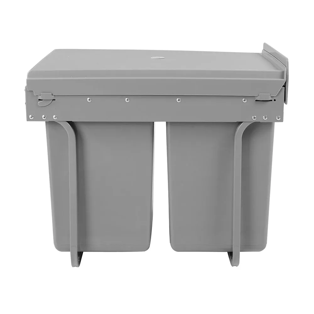 Cefito 2x20L Pull Out Bin - Grey