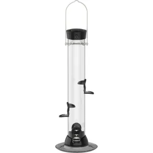 Droll Yankees Onyx Clever Clean Sunflower Bird Feeder 12"