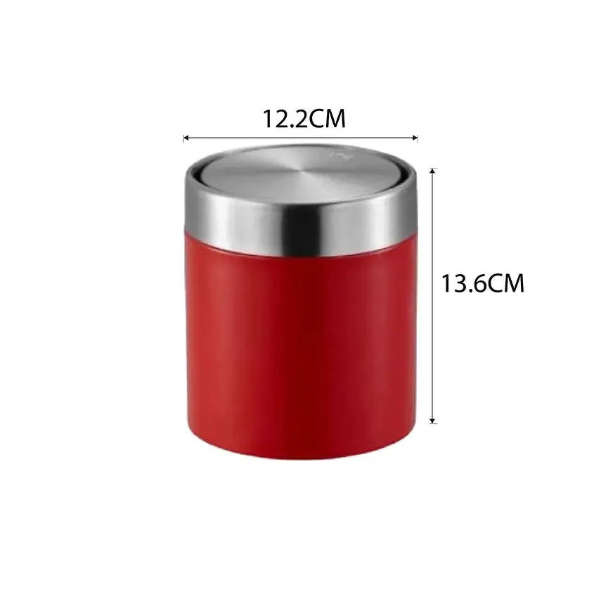 EKO Dustbin | FANDY | EK9204 | Trash Bin | Waste Bin | Swing Lid Table Bin | 1.5L | Multiple Color