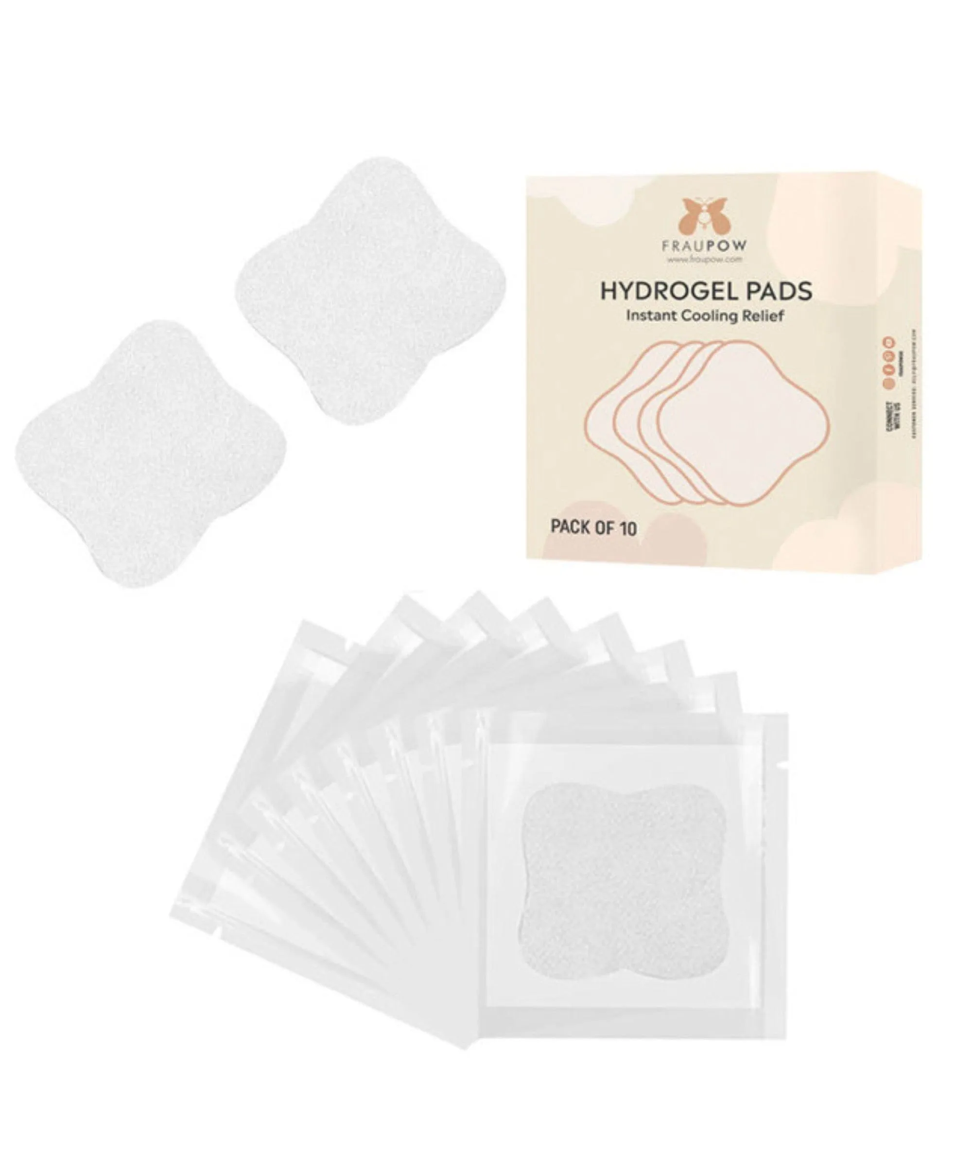 Fraupow Hydrogel Breast Pads (10 pack)