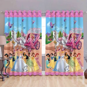 Fresh From Loom Polyester Digital Print 5X4ft Curtains for Window