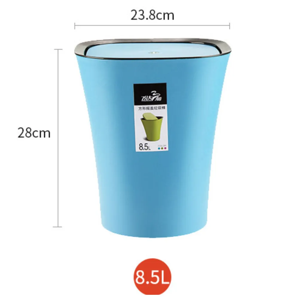 GENIE Dustbin | Flip Waste Bin | 8.5L | Multiple Colours | Kitchen Bin | Rubbish Bin