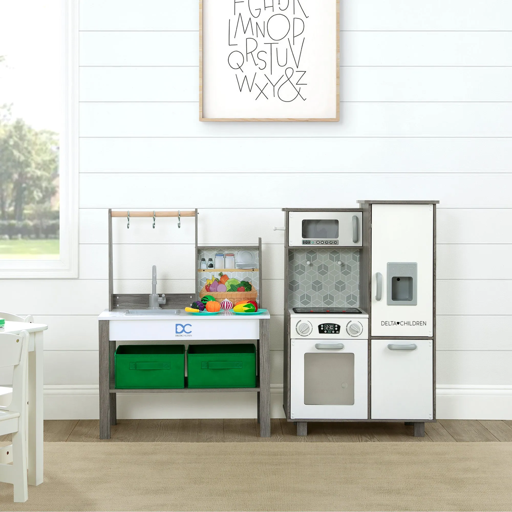 Gourmet All-in-One Corner Play Kitchen