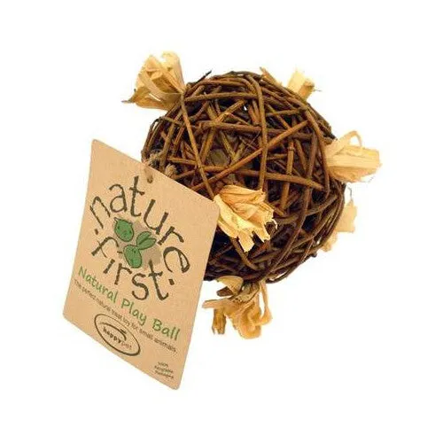 Happy Pet Nature First Willow Play Ball Small