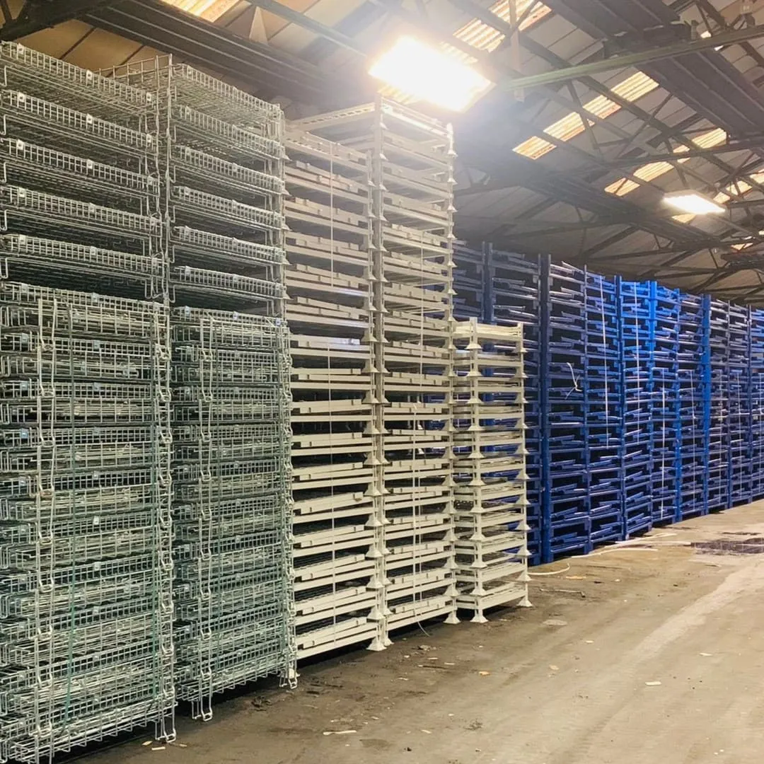 Heavy Duty Hypacage - Collapsible Wire Mesh Pallet Cage, 1200KG Capacity