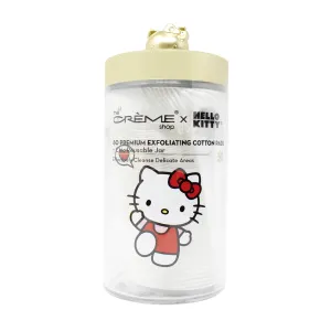 Hello Kitty Chic Large Reusable Jar   Premium Cotton Pads – Holiday Matte Gold