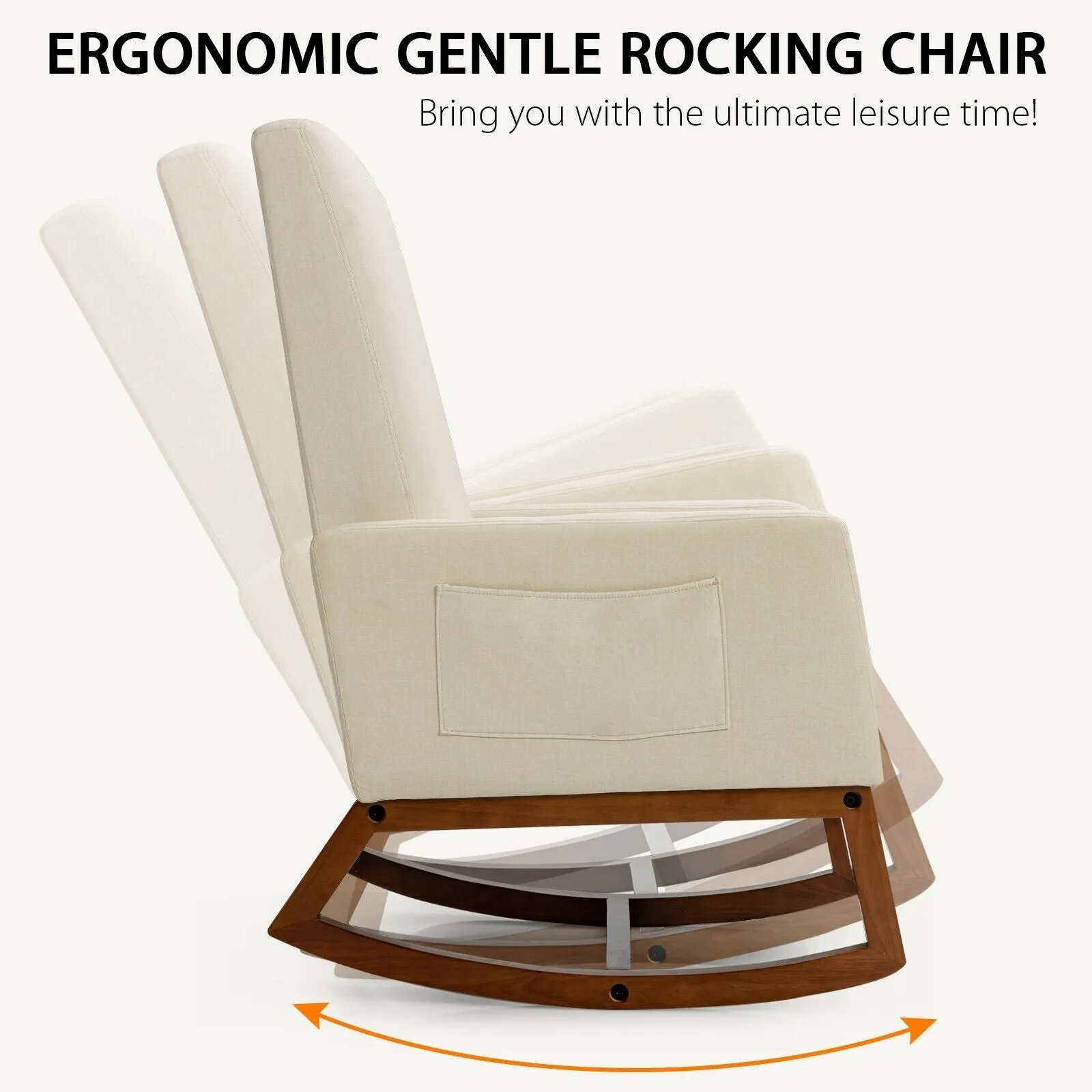 High Back Rocking Chair