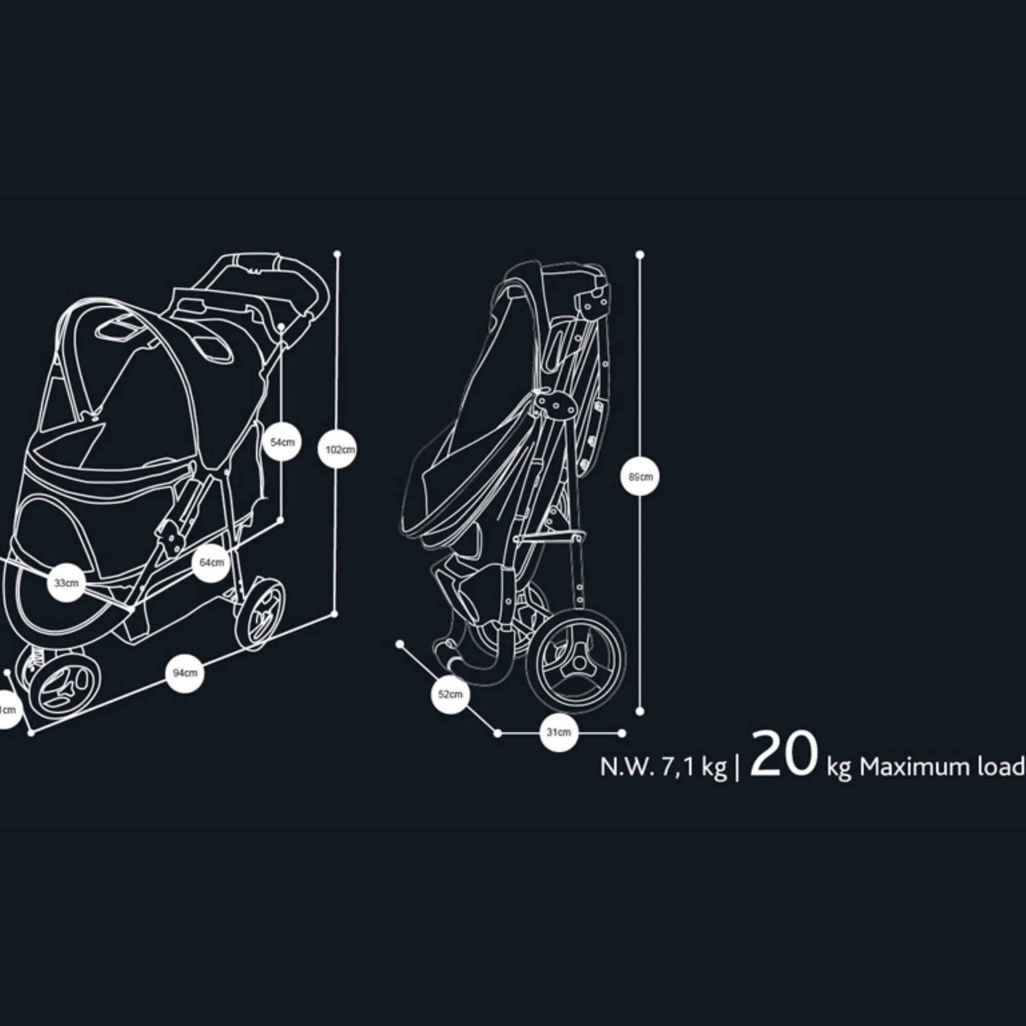 InnoPet® Buggy Allure - Cheetah