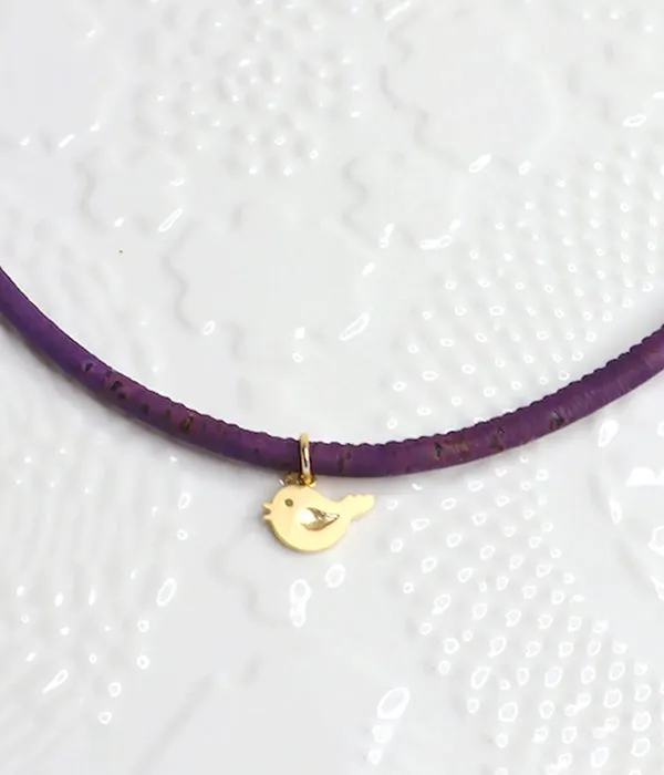 Kids Cork Lil Birdie Necklace