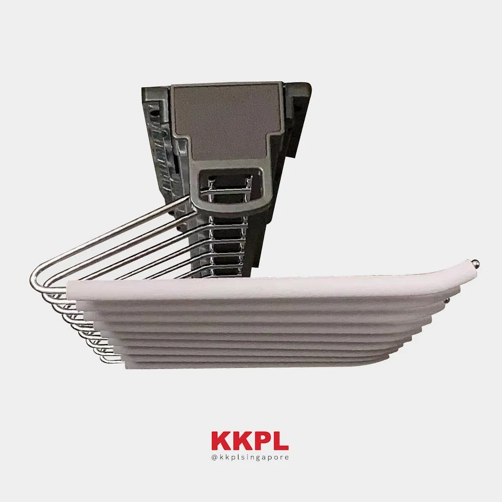 KKPL Top Mounted Retractable Pull Out Trouser Rack