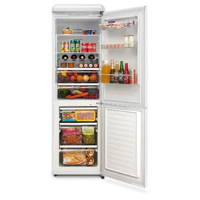 Marathon ERFF111W Epic 11 cu.ft. White Retro Bottom Mount Frost Free Refrigerator