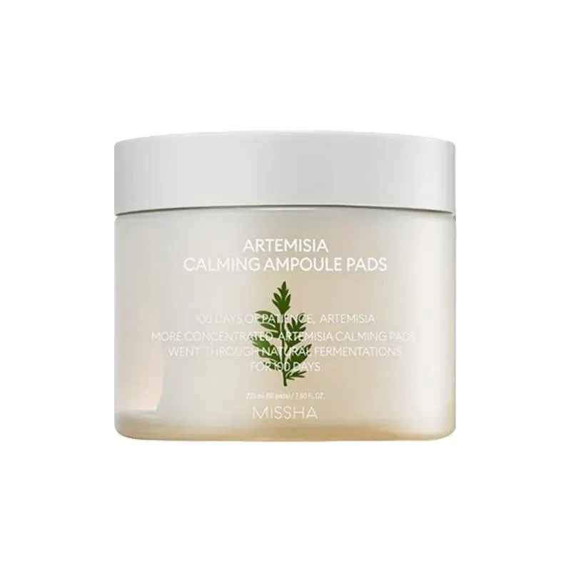 [MISSHA] Artemisia Calming Ampoule Pads 225ml 50EA