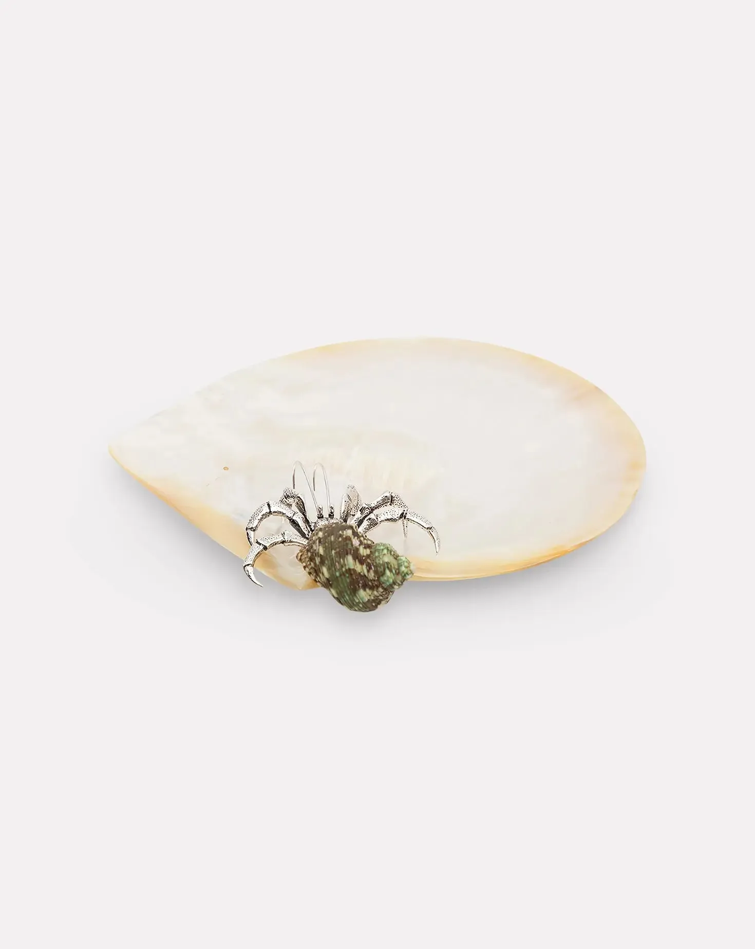 Mother Of Pearl Hermit Crab Plate