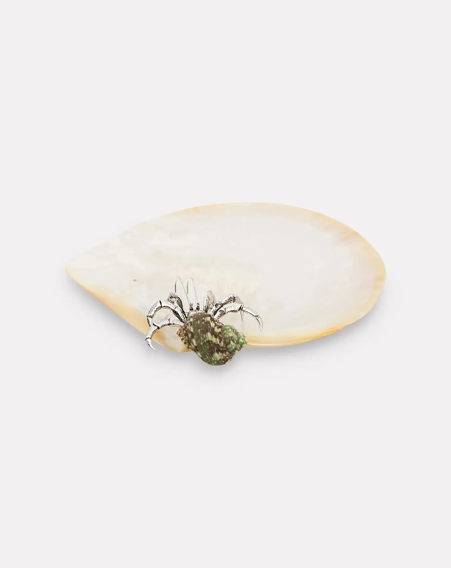 Mother Of Pearl Hermit Crab Plate