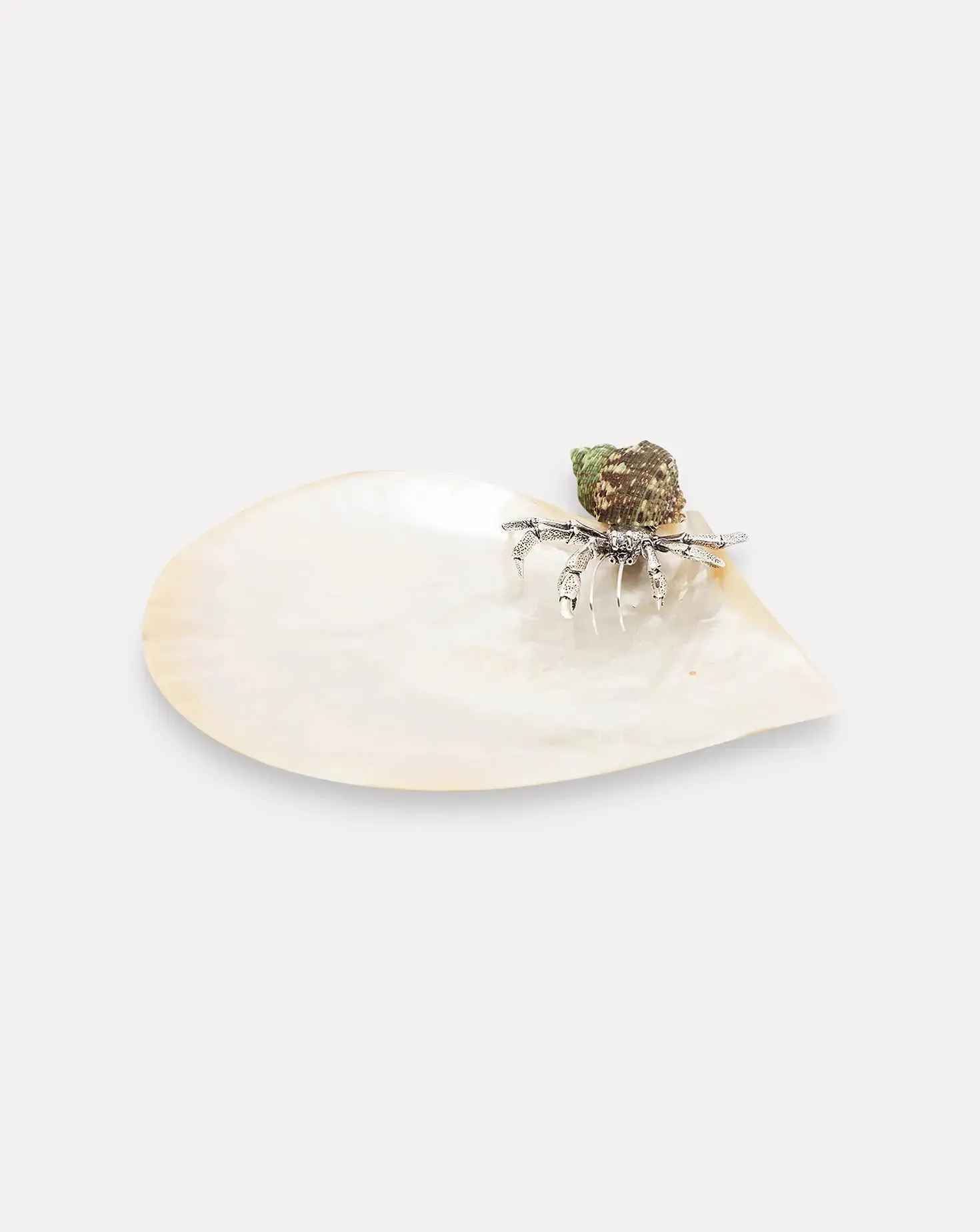 Mother Of Pearl Hermit Crab Plate