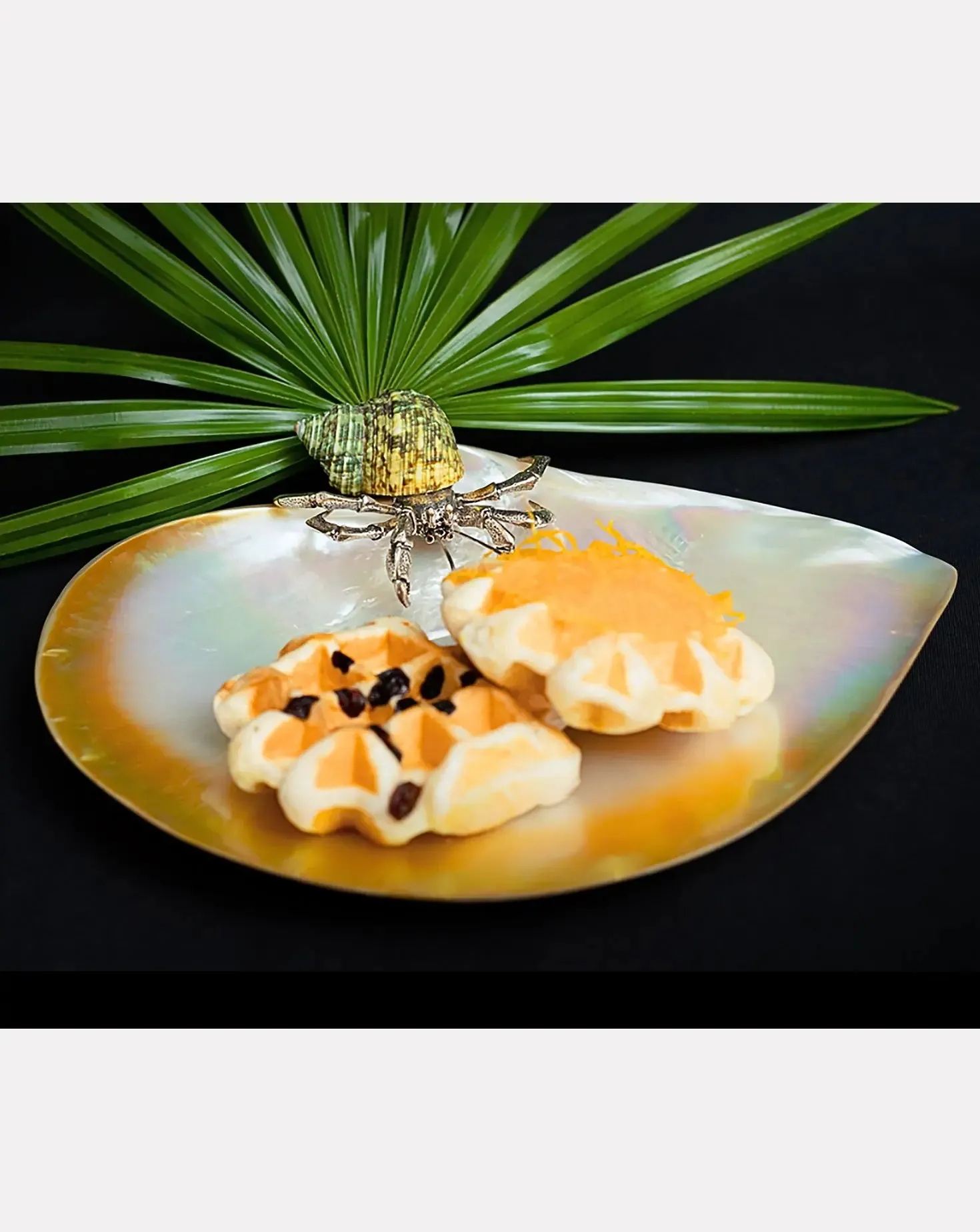 Mother Of Pearl Hermit Crab Plate