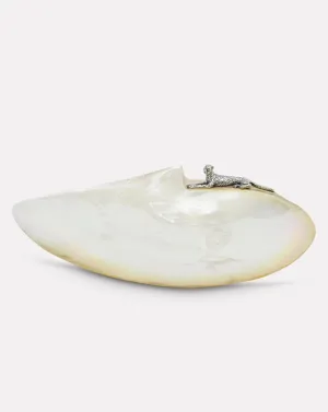 Mother of Pearl Relax Cheetah Plate