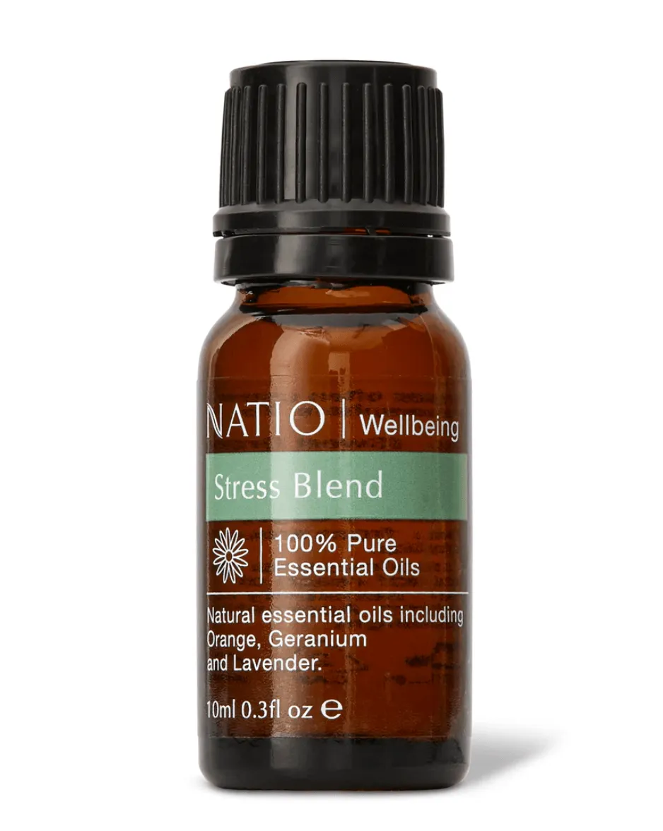 Natio Wellbeing Pure Essential Oil Blend Stress 10ML