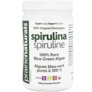 Prairie Naturals Spirulina Organic 400g