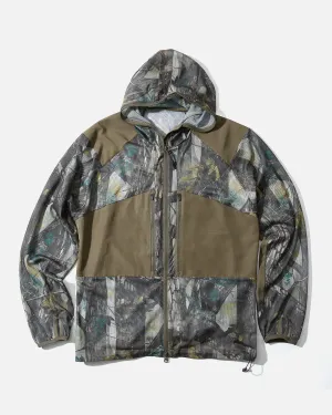 Printed Insect Shield Mesh Jacket - Khaki