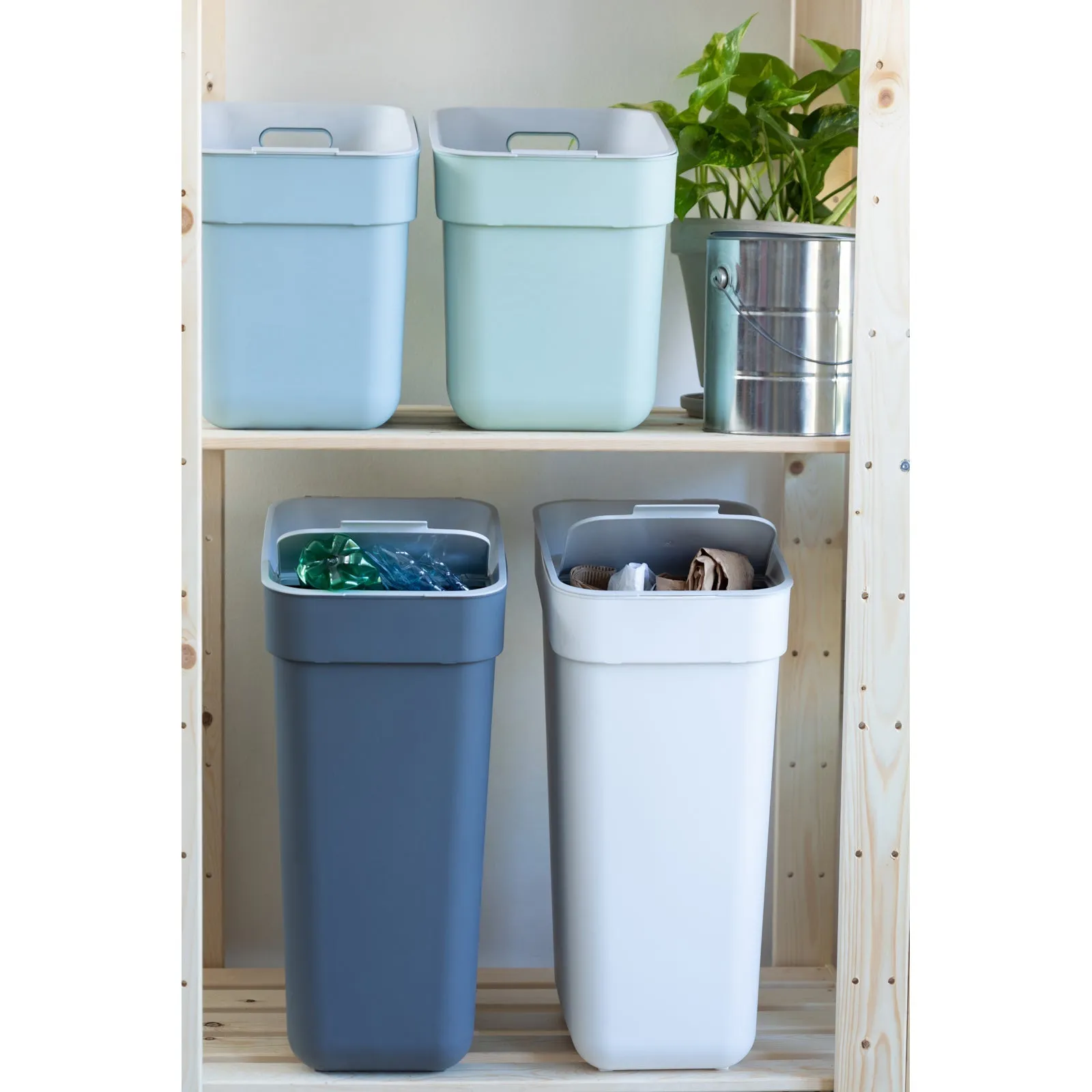 Ready to Collect Waste Separation 4 Pack - Green