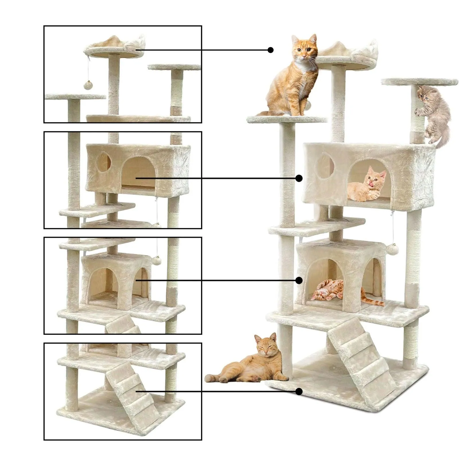 SG Traders™ Cat Tree Tower