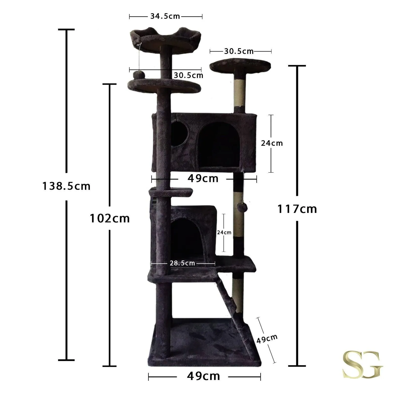 SG Traders™ Cat Tree Tower