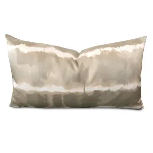 Silk Sage Green Color Splash Luxury Lumbar Pillow Cover 15x 26