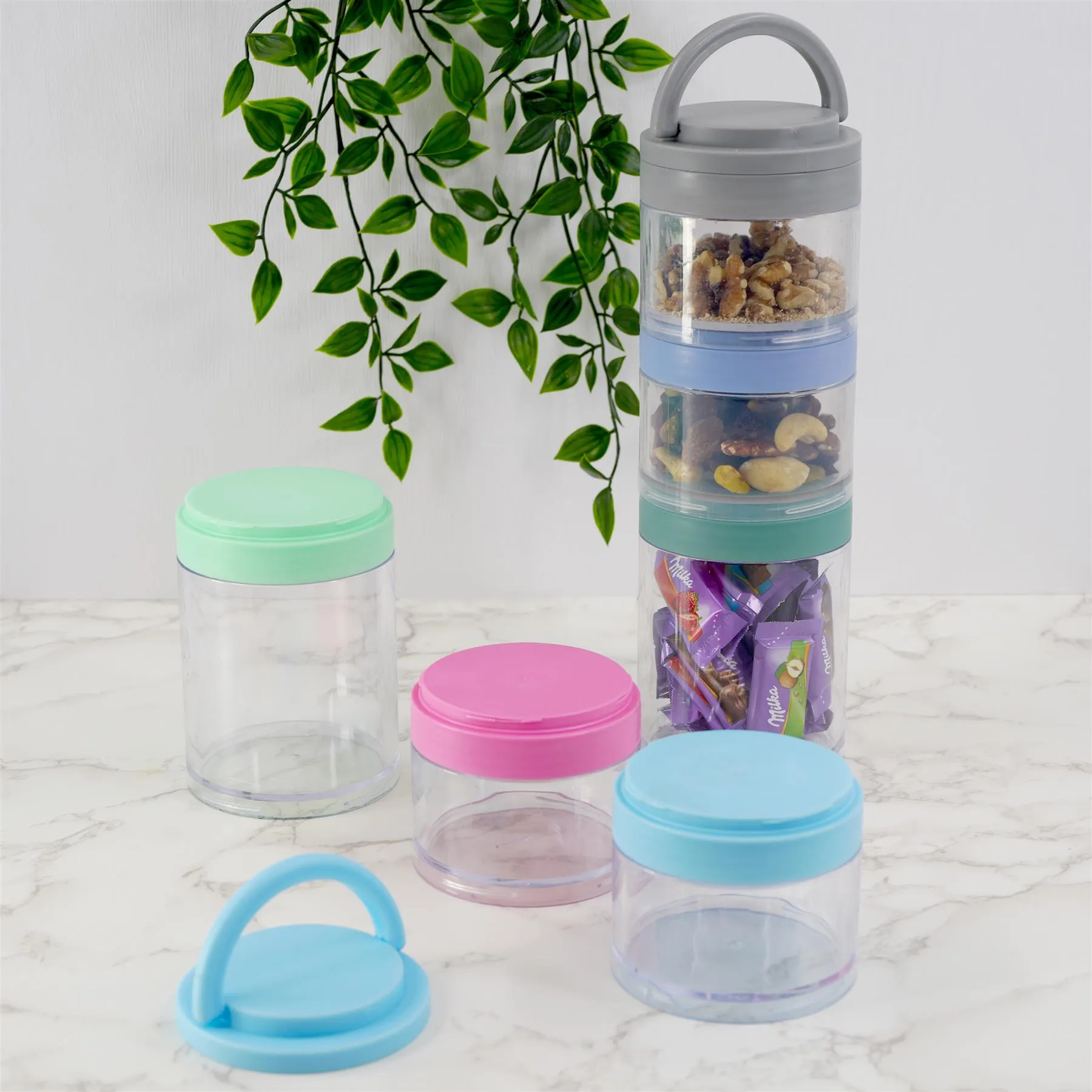 Stackable Tower Snack Food Container