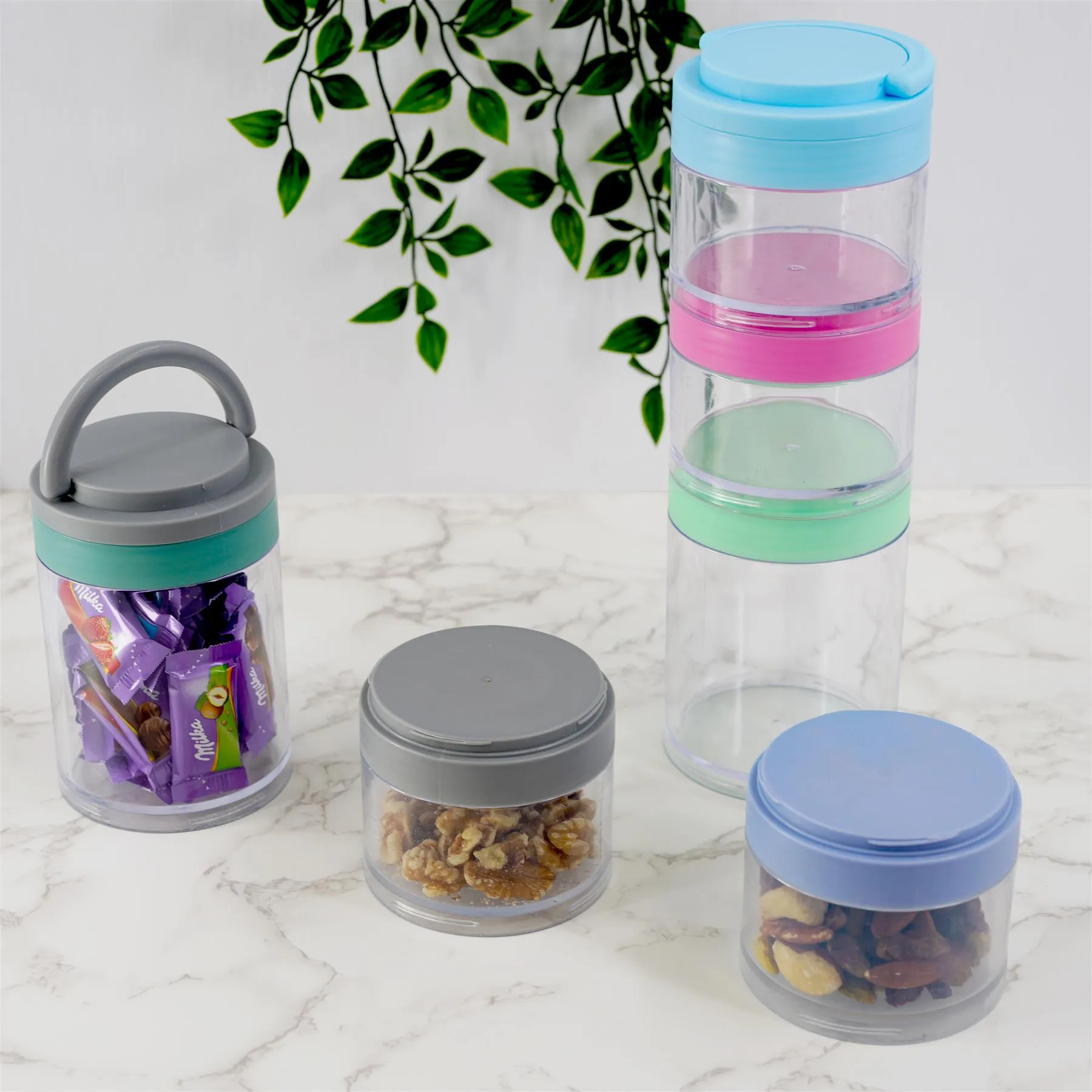 Stackable Tower Snack Food Container