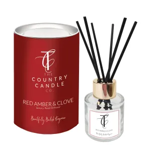 The Country Candle Co Red Amber & Clove Reed Diffuser