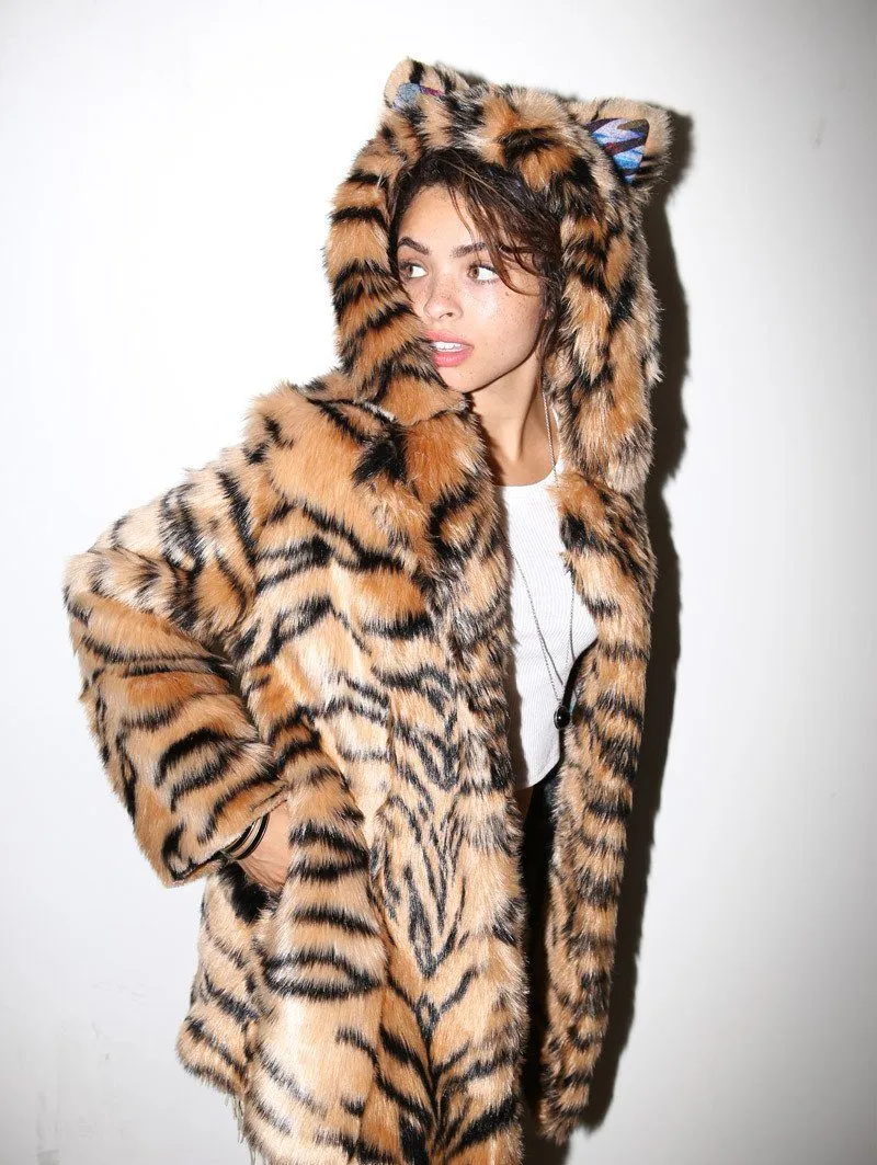 Tiger Faux Fur SpiritHood Coat