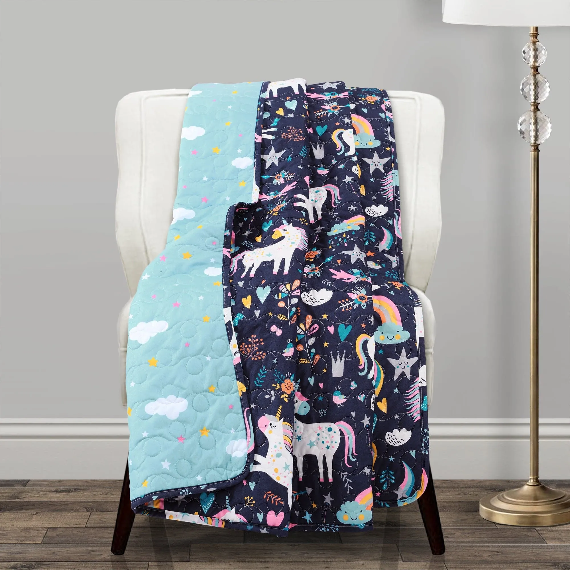 Unicorn Heart Throw