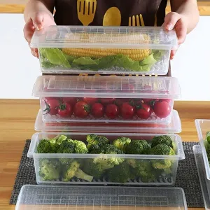 Vegetables & Fruits Freezer Storage Container (PACK OF 6PC 1500ML)